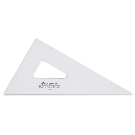 Staedtler Mars Clear Triangle 12-Inch 30°/60° Draf