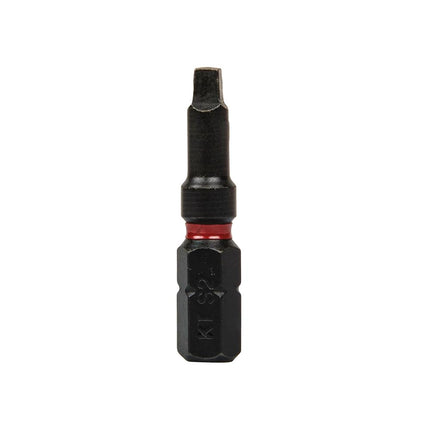 Klein Tools 32797 Pro Impact Driver Bits, Nut Drivers #2 Square 5-Pack