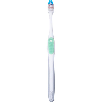 Oral-B Gum Care Extra Soft Toothbrush for Sensitive Teeth and Gums, Compact Small Head, (Colors Vary) - Pack of 6