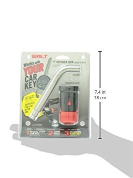BOLT 7018446 5/8" Receiver Lock for Late Model Buick, Cadillac, Chevrolet, GMC, Hummer, Pontiac and Saturn Keys