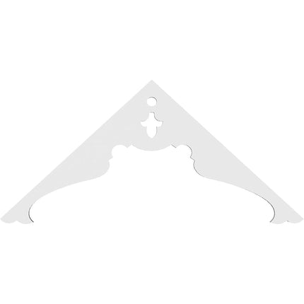 Ekena GPP048X022X100HEA Gable Pediment, Primed, 48" W x 22" H x 1" P (11/12)
