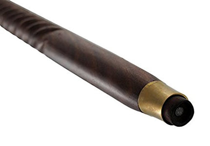 Handmade Vintage Art Walking Stick Wood & Metal Mens Walking Canes Spindle Shaft Wooden with Brass Anchor Handle Brown