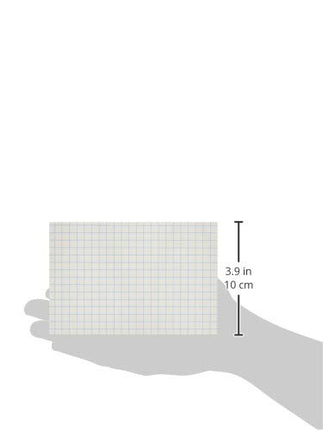 Notas Post-it Super Adhesivas, 10,16x15,24 cm, 3 blocs, 2 veces más adherencia, blancas con cuadrícula azul, reciclables (660-SSGRID)