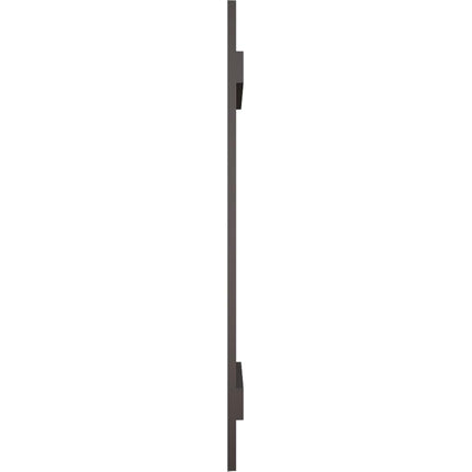 14"W x 44"H Lifetime Vinyl, TailorMade Four Board Joined (2 Batten), Board-n-Batten Shutters, w/Shutter-Loks (Per Pair), Musket Brown