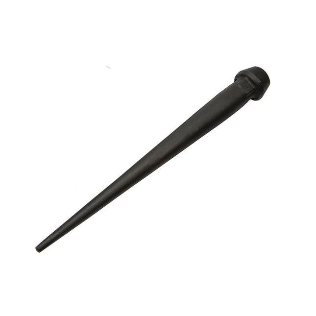 Klein Tools 3256TT Broad-Head Bull Pin Made of Forged, Heat-Treaded Steel With Black Finish and Tether Hole, 1-1/16-Inch