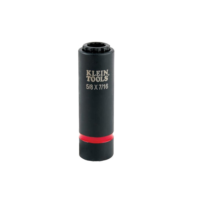 Klein Tools 66012 2-in-1 Impact Socket with 12-Poi