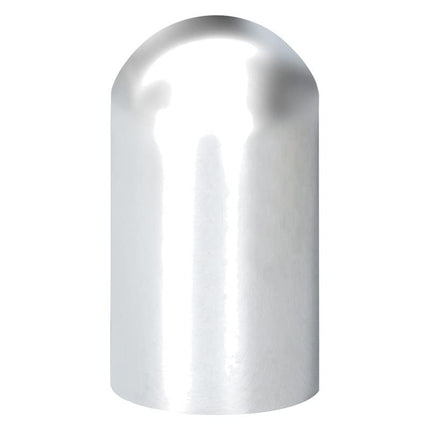 United Pacific 10563CB 33mm X 3-3/4" Chrome Plastic Dome Nut Covers - Thread-On (60 Pack)