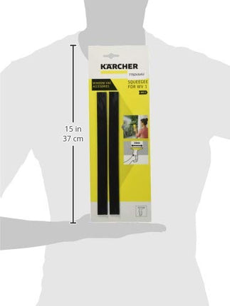 Karcher WV 1 Replacement Blades for Windows Black,9.8 x 0.2 x 1.8