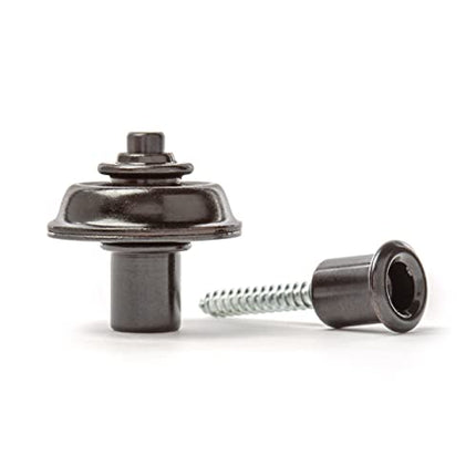 Jim Dunlop Straplock Flush Set - Black