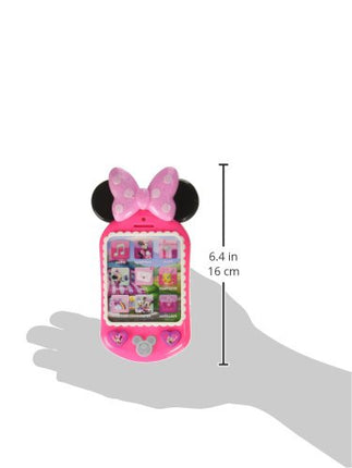 Minnie Bow-Tique Why Hello Pretend Play Cell Phone, Lights and Sounds, Toy for Fans, Girls, Kids Ages 3 and Up