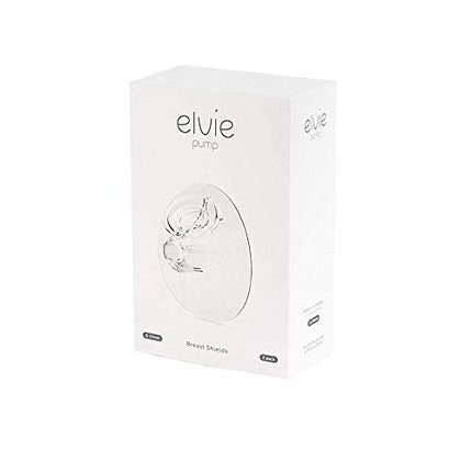 Elvie Pump Breast Shield - 24mm | 2 Pack Nipple Shield Flange for Pumping Breast Milk | Breast Feeding Essentials for Electric Breast Pumps | BPA Free Breast Shells | Breast Pump Bra Compatible
