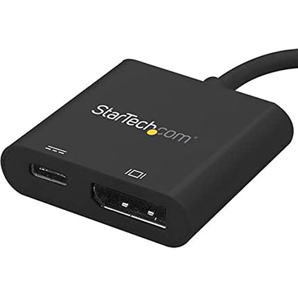 StarTech USB-C to DisplayPort 1.2 Adapter, 4K 60Hz, 60W PD Pass-Through