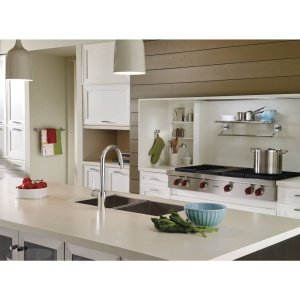 Moen YB0403BN Align Perchero de Bata Individual Moderno, Níquel Cepillado