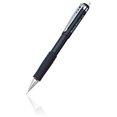 Pentel Twist-Erase III Automatic Pencil with 1 Eraser Refill, 0.9mm, Assorted Barrels, 1 Pack (QE519BP-K6)