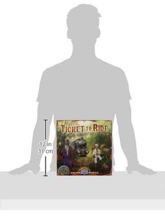 Days of Wonder | Ticket to Ride Africa Expansion | 2-5 Players, Ages 8+