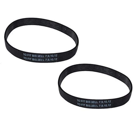 Bissell 2 ORIGINAL BELTS TO FIT 7, 9, 10, 12,14,16 VACUUMS