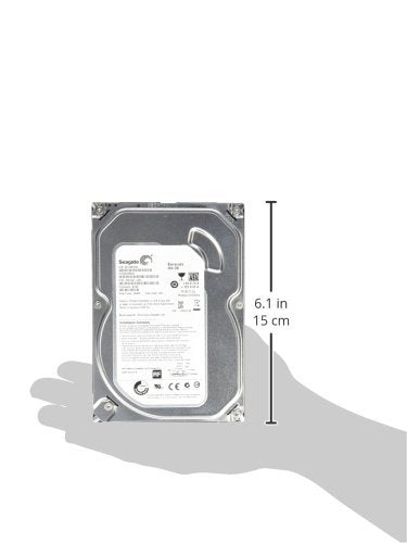 Disco Duro Seagate de 500GB, 3.5 pulgadas, 7200rpm, 16MB de caché, SATA 3, 6MB/S