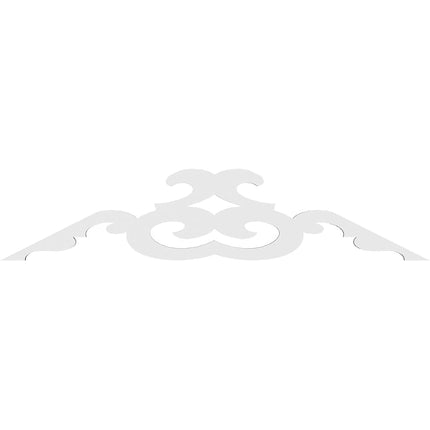 Ekena GPP060X015X100BEN Gable Pediment, Primed, 60" W x 15" H x 1" P (6/12)