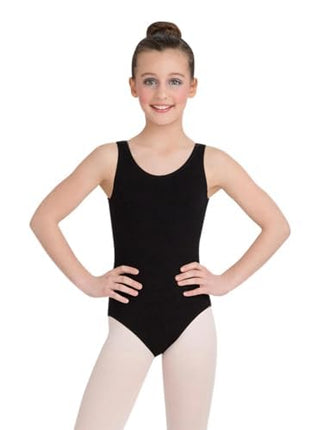 Capezio High-Neck Tank Leotard - Girls, Black, Intermediate