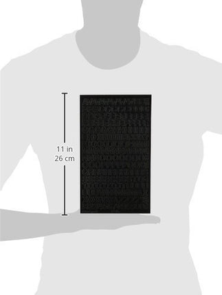 Chartpak 2-Pack Self-Adhesive Vinyl Capital Letters and Numbers, 1/2 Inches High, Black, 201 per Pack (01010)