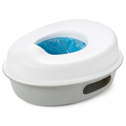 Skip Hop Go Time Multi-Stage 3 in 1 Potty Seat, White/Grey