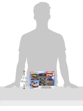 Hot Wheels Basic Car 9-Pack of 1:64 Scale Vehicles with 1 Exclusive Car, Modern & Vintage Models, Toy for Collectors & Kids 3 Years Old & Older