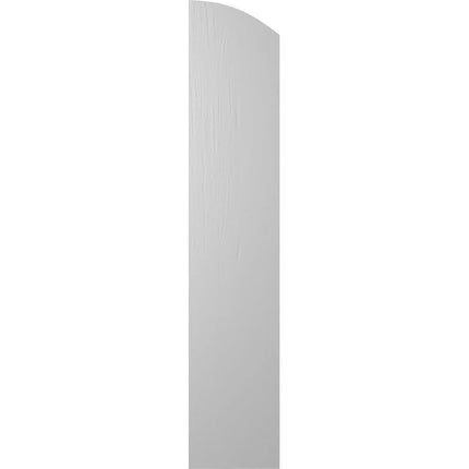 Ekena Millwork ARW101BE311X60PRH Americraft Three 2 Exterior Real Wood Joined Board-n-Batten Shutters w/Elliptical Top (Per Pair), 10 1/2"W x 60"H, Primed