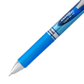 Bolígrafos Pentel Energel con Punta de Aguja de 0,5 mm - Bolígrafo de Gel Líquido Retráctil Rtx - Tinta Azul - Paquete de 10