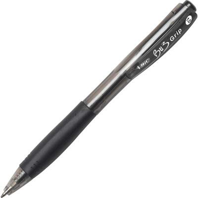 BIC Ballpoint Retractable Pens (BU311BK), Black