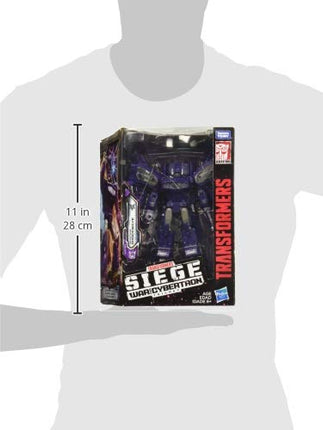 Transformers Generations War for Cybertron: Asedio Clase Líder WFC-S14 Figura de Acción Shockwave