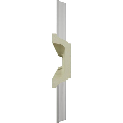 Ekena Millwork CC05ICI02X20X20TR 20"W x 2"P x 20"L Inner Cross Intersection for 5" Traditional Coffered Ceiling System