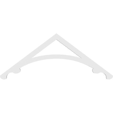 Pitch Legacy Architectural Grade PVC Gable Pediment, 60"W x 22 1/2"H x 1"P (9/12)