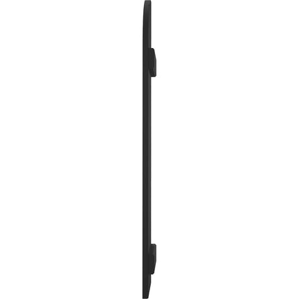 Ekena Millwork ARW101BQ311X31BLH Americraft Three 2 Exterior Real Wood Joined Board-n-Batten Shutters w/Arch Top (Per Pair), 10 1/2"W x 31"H, Black