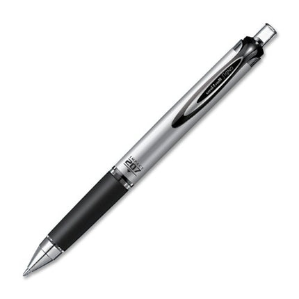 Bolígrafo de gel retráctil uniball 207 Impact, punta audaz de 1 mm, tinta negra, cuerpo negro