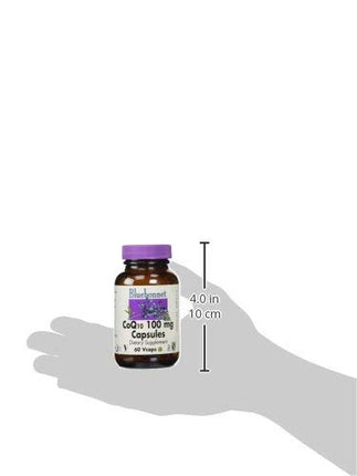Cápsulas vegetarianas CoQ-10 de BlueBonnet, 100 mg, 60 unidades