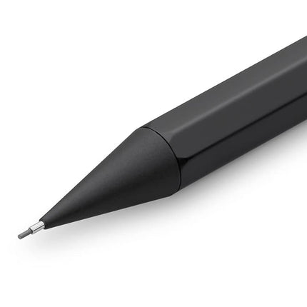 Kaweco Special S Mechanical Pencil 0.5 I Lead Pencil Made of High-Quality Aluminium in Octagonal Format I Mechanical Pencil 10.5 cm I Refillable Black with Eraser
