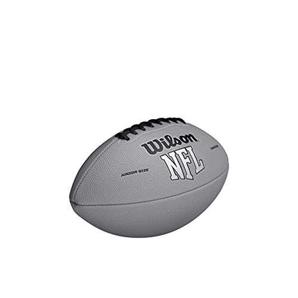 WILSON NFL MVP Football - Gray, PeeWee (Age 6-9)