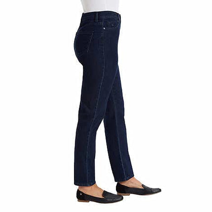 Gloria Vanderbilt Women's Amanda Classic Tapered Jean, Black, 20W / 29L