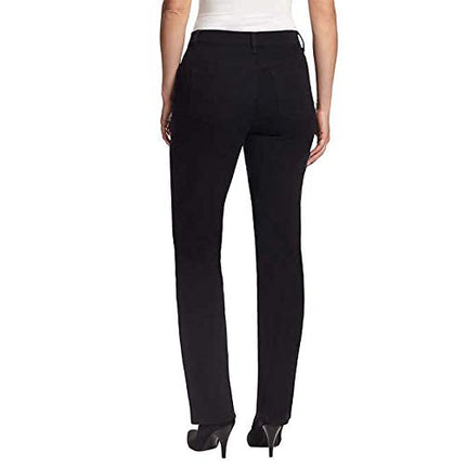 Gloria Vanderbilt Ladies' Amanda Stretch Denim Jean, Dark Black, 12
