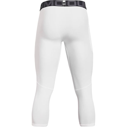 Under Armour Men UA HG Armour 3/4 Legging, Comfortable and robust gym leggings, lightweight and elastic thermal underwear with compression fit.