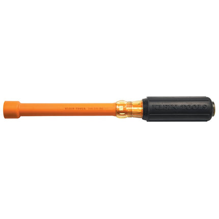Klein Tools 646-5/8-INS 5/8-Inch Insulated Nut Driver with 6-Inch Hollow Shaft and Cushion Grip Handle