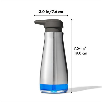 OXO 13273700 Good Grips Soap Dispenser Stainless Steel 15 oz