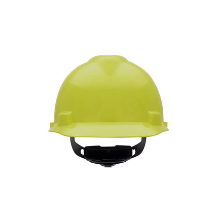MSA 10061512 V-Gard Protective Cap with Fas-Trac Suspension, Hi-Viz Yellow/Green, Standard