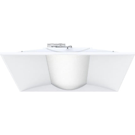 Lithonia Lighting STAKS 2X2 ALO3 SWW7 2 ft. x 2 ft. Stack Switch LED Lay-in Ceiling Light Fixture for Commercial Use, 3500K-5000K Switchable Color Temperature, 3000-5000 Adjustable Lumens, White