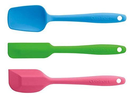 Cuisinart CTG-00-S3MS Mini Spatulas (Set of 3), Silicone, Multicolor