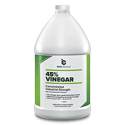 45% Pure Vinegar - Concentrated Industrial Grade (1-Gallon)