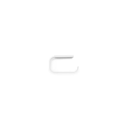 Brabantia - Mindset Toilet Roll Holder - Fits All Regular Roll Sizes - Wall-Mounted - Corrosion Resistant - Bathroom Accessory - Fixing Materials Included - Fresh White - 4.2 x 8.6 x 14 cm