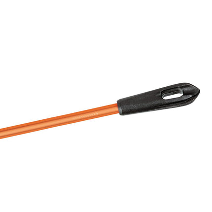Klein Tools Fish Tape 200-Foot is Grooved Non-Conductive Fiberglass, Flexible, Pull Line to 500-lb 56059