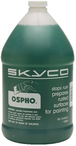 THE SKYBRYTE COMPANY 1275 OSPHO GAL Metal Treatment Coating, 1 Gallon, Green