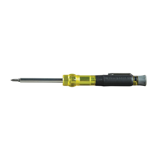 Precision Screwdriver, Precision HVAC 3-in-1 Pocket Screwdriver with Schrader Bit, Klein Tools 32613